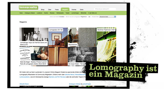 Lomography ist ein Magazin