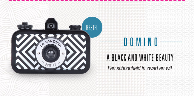 Domino - The lovable 35mm camera dressed in elegant black and white