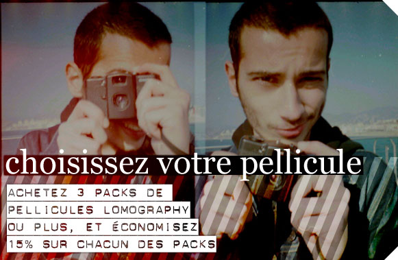pick your film: Buy 3 or more packs  of Lomography Film  and save 15% on each