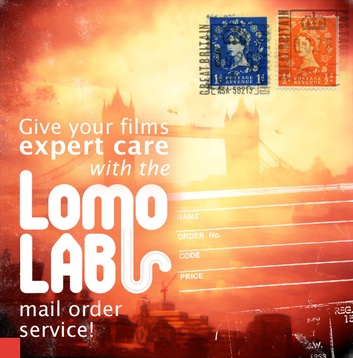 Give your films expert care with the LomoLab mail order service! 