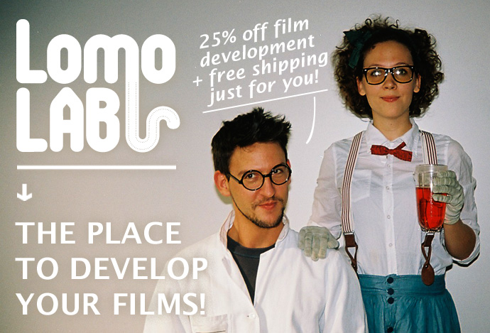 DEVELOP YOUR FILMS AT THE LOMO LAB! 