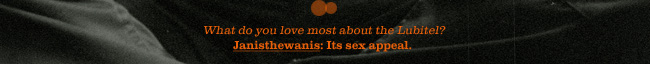 Janisthewanis - Its sex appeal.