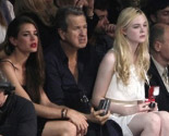 Elle Fanning at Chanel with Her Diana Mini!