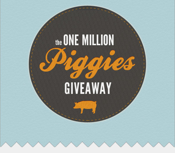The Million-Piggie Giveaway