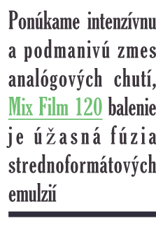 Offering an intense and rewarding blend of analogue flavors, the Mixed Film 120 pack is a luscious fusion of medium format emulsions  