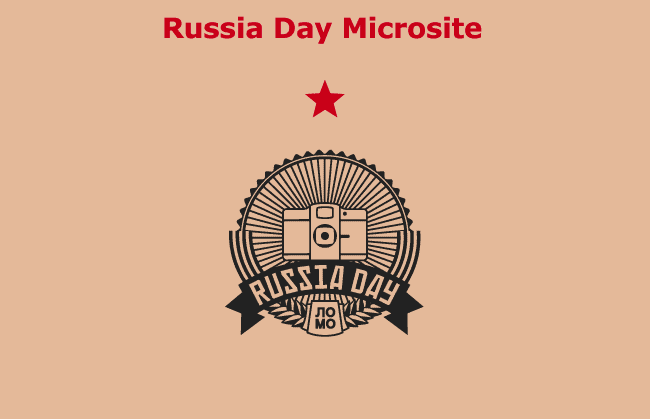 Russia Day Microsite