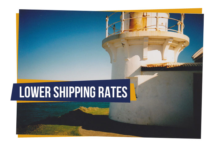 Lower Shipping Rates