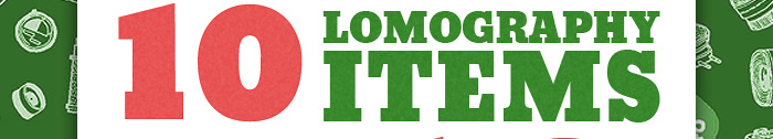 10 lomography items