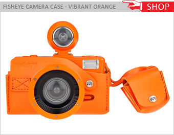 Fisheye Camera Case – Vibrant Orange