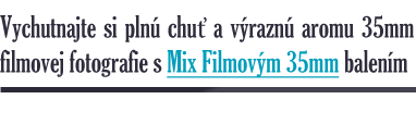 Experience the rich and varied aromas of 35mm film photography with the Mixed Film 35mm pack 