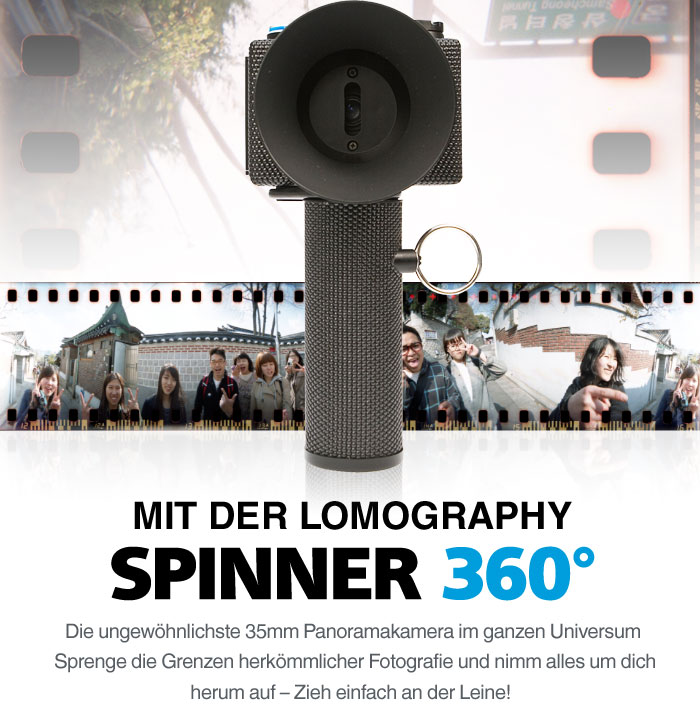 Lomography Spinner 360°: The most freewheeling 35mm panoramic camera in the universe!