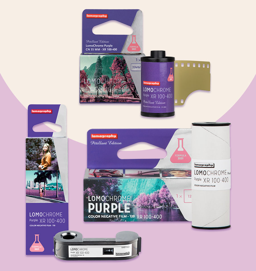 Paint the Town Purple with this Psychedelic Lomography Film