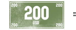 200 bucks