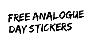 free analogue day stickers