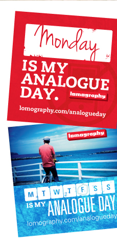 free analogue day stickers