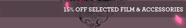 15% off Selected Film & Accessories